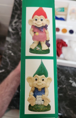 Vintage Trolls Arts & Crafts Moulding Kit Hansa Toys That Teach 1980s Incomplete - Picture 8 of 23
