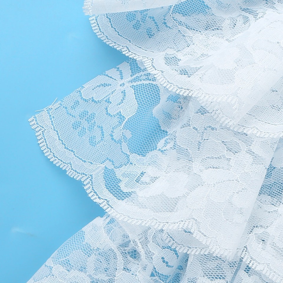 Lace Jabot Victorian Renaissance Ruffle Neck Collar Colonial Costume ...