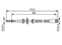 Original Bosch Bremsschlauch 1 987 481 546 FüR Bmw