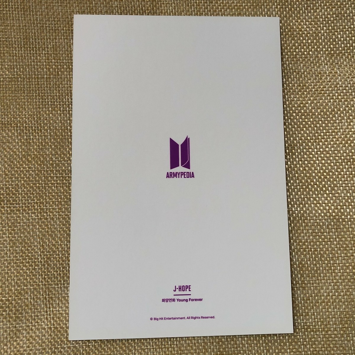 ARMYPEDIA アミペディア ホソク J-HOPE ポストカード コンプ JIN ジン BTS ARMYPEDIA アミペディア ポストカード コンプ