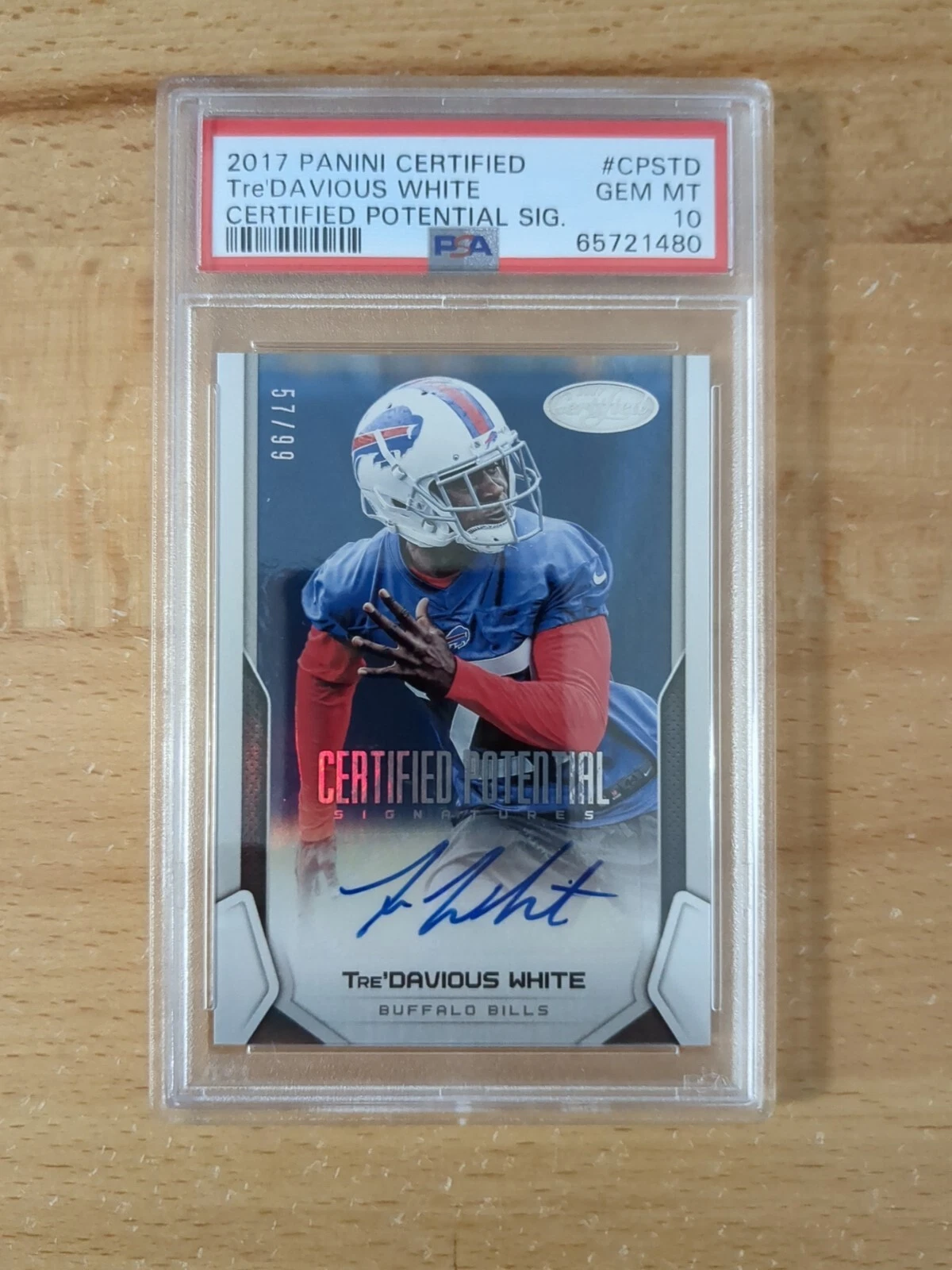 Tre'Davious White Panini Certified Certified Potential Signatures #CPSTD Base