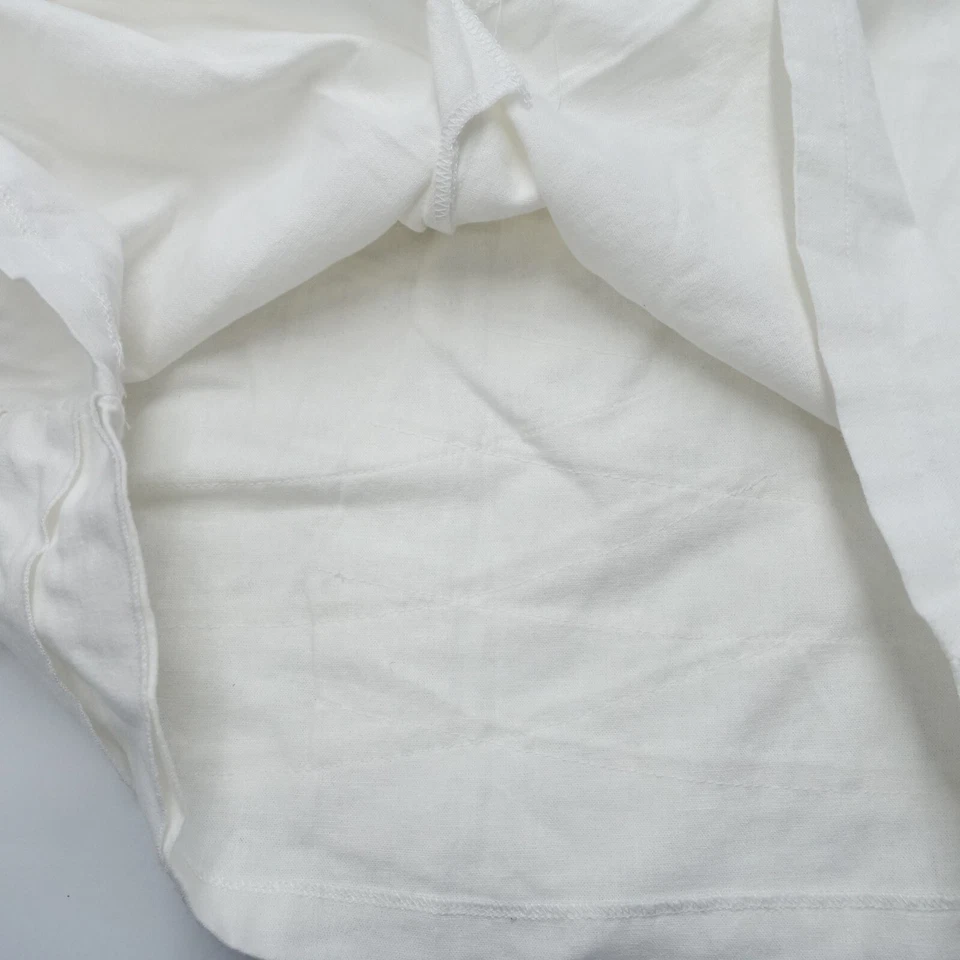 Falda Lápiz Larry Levine Para Mujer 12 Blanco Tulipán Capas Cremallera Ventilada Espalda Foto 4 de 4