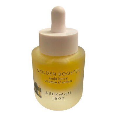 Beekman 1802 Golden Booster Vitamin C Amla Berry Brightening Serum 0.95oz | NIB
