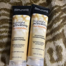 Lot Of 2 - John Frieda Sheer Blonde Highlight Activating Enhancing Conditioner
