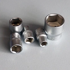 BGS Steckschlüssel, Sechskant Nuss, SW 8-46 mm, Stecknuss Antrieb 1/2, nach Wahl