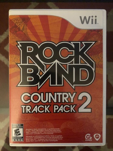 Rock Band Country Track Pack 2 (Electronic Arts, Nintendo Wii, 2011) Complete