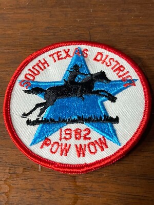 1982 South Texas District Pow Wow Patch - FREE SHIPPING!!!