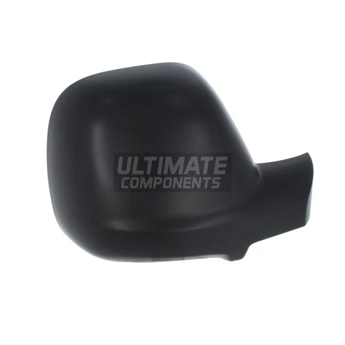 Peugeot Partner Mk2 Van 2012-2019 Wing Mirror Cover Cap Case Black Drivers Side