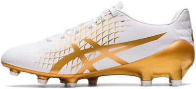 ASICS Soccer Football Shoes MENACE 4 White Gold 1111A195 US6 ASICS Soccer Football Shoes MENACE 4 White Gold 1111A195 US6