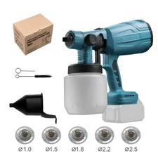 For Makita LXT BL18 18V Battery Cordless Paint Sprayer HVLP Paint Sprayer Gun