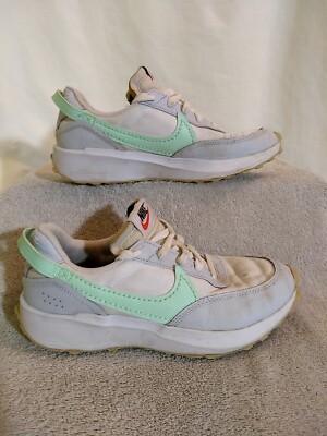 Nike Mens Waffle Debut 'White Mint Foam Gum' (DV0743-100), Size: 6.5      #ZZ2-1