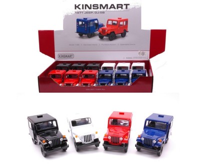 1 PEZZO Kinsmart JEEP DJ-5B COL.ASS cm 12