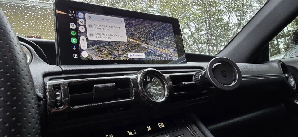 Cubiertas de admisión de ventilación de aire para consola de carbono real AWD 21+ para Lexus RC300 RC350 F Sport Foto 2 de 4