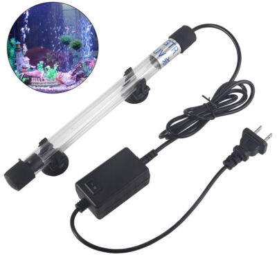 13WAquarium Submersible UV Light Sterilizer Pond Germicidal Clean Lamp Fish Tank