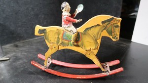 tin rocking horse