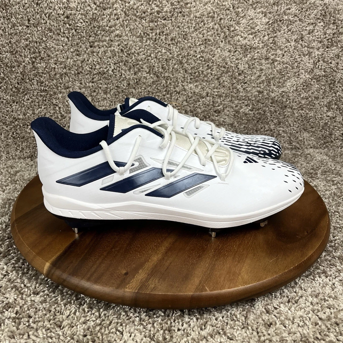 Adidas Adizero Afterburner 9 Baseball Cleats Mens Size 14 IG2310 White Navy Blue Amazon.com | adidas Men main image 2