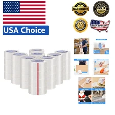 Durable Clear Packing Tape - 36 Heavy Duty Rolls, 2160 Total Yards for Sealing