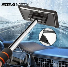 1pc Car Windshield Defogging Brush Telescopic Glass Cleaner Dust Remover - NEW