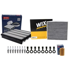 Denso Tune Up Kit NGK 8 Spark Plugs and Boots Kit for LX570 Sequoia 4.6L 5.7L V8