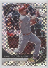 2020 Panini Prizm Tier II Power Plaid Prizm 11/75 Paul Goldschmidt #186 04br