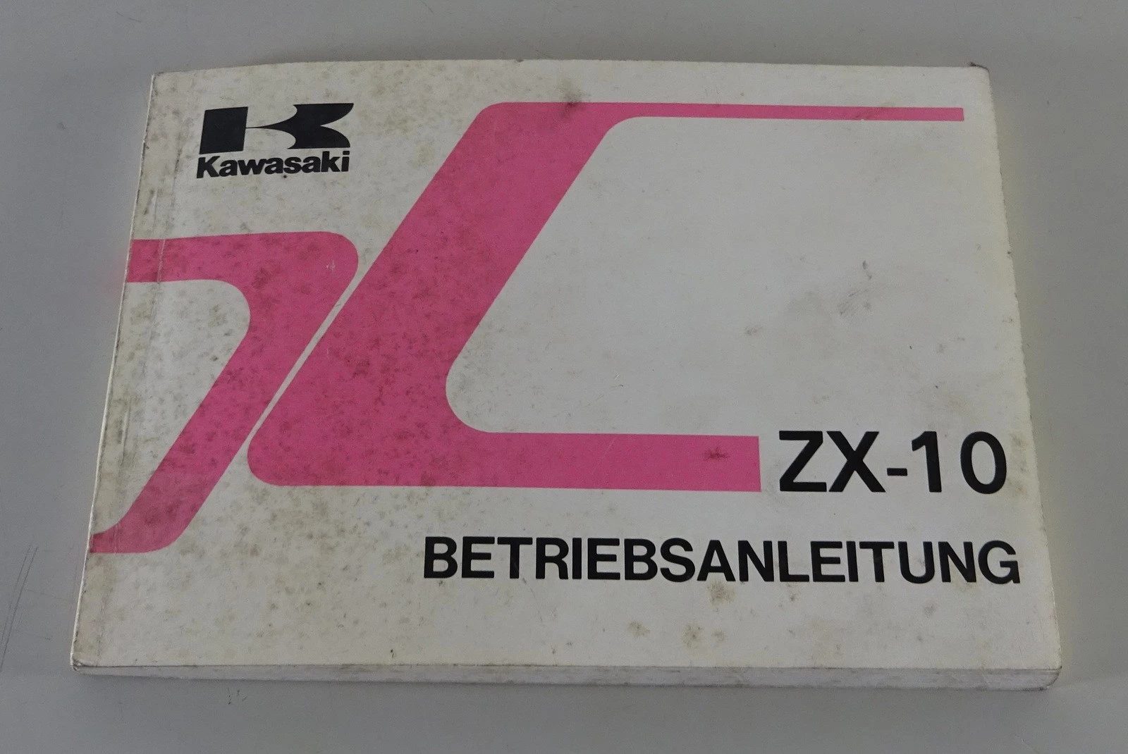 Kawasaki ZX-10 Owner Manual Operating Instructions Stand 11/1988