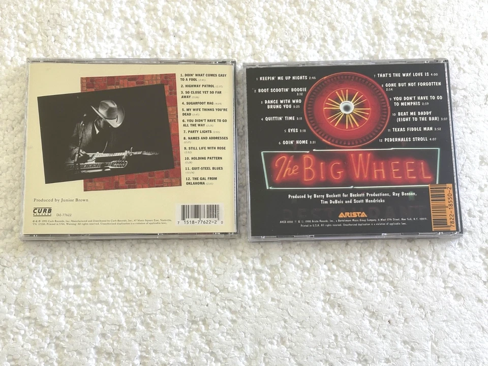 Junior Brown - Guit With It + Asleep At The Wheel -Keepin' Me Up Nights 2-CD LOT — 第 2/4 张图片