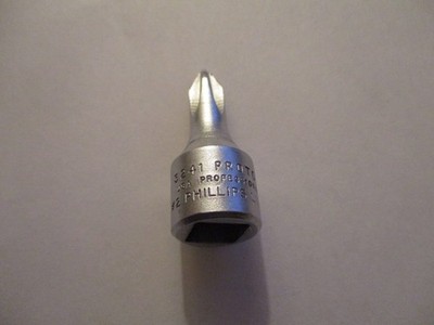 Proto Professional 5241 #2 Phillips Socket 3/8'' Drive - Vintage USA - Nice