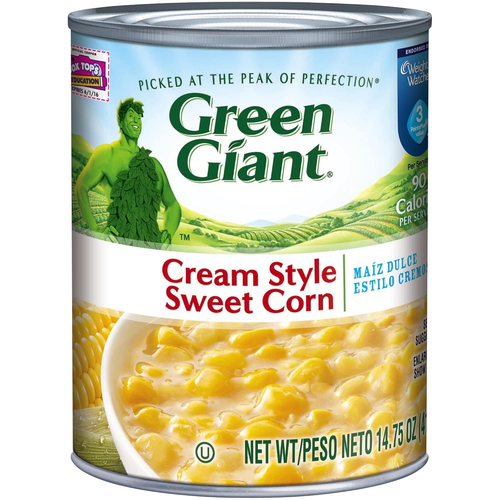 Cream Style Sweet Corn, 14.75 Ounce Can