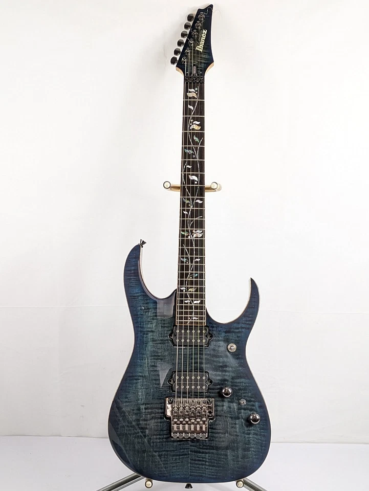 IBANEZ J-CUSTOM RG8520-SDE JAPAN 2018 Sodalite Blue Electric Guitar  (EC1042014) - Image 2 of 4