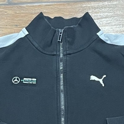 Puma Jacket Mens L (Fits Medium) Full Zip Mercedes AMG Petronas F1