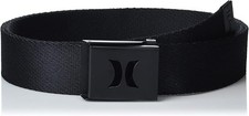 mens Web Belts One Size, Black