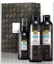 Avon Super Gamer Boys / Teens Gift Set - 3-Piece Bath and Body Set Fresh, Woody