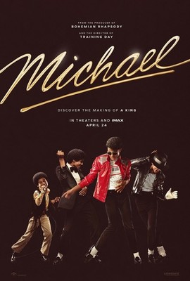 Poster film Michael (2026) - Jaafar Jackson sebagai Michael Jackson