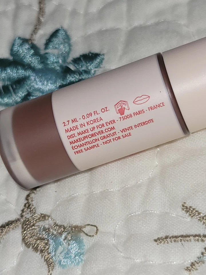 Make Up For Ever Super Boost Plumping Lip Gloss 06 Whatever Walnut Mini Size New - Image 4 of 4