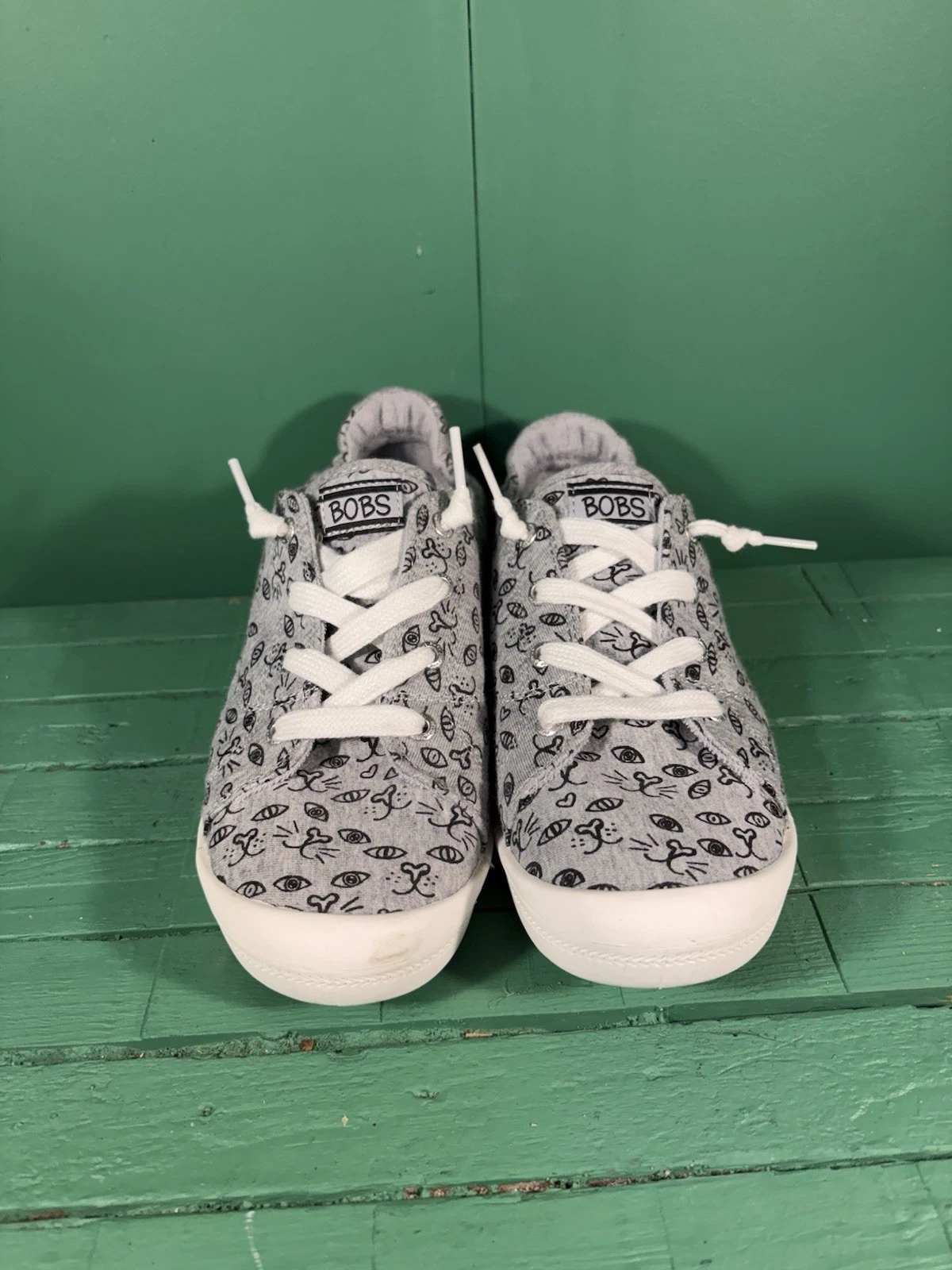 VANS Bobs skechers sneakers spiaggia bingo van gato stampa grigio comfort canvas 9 5