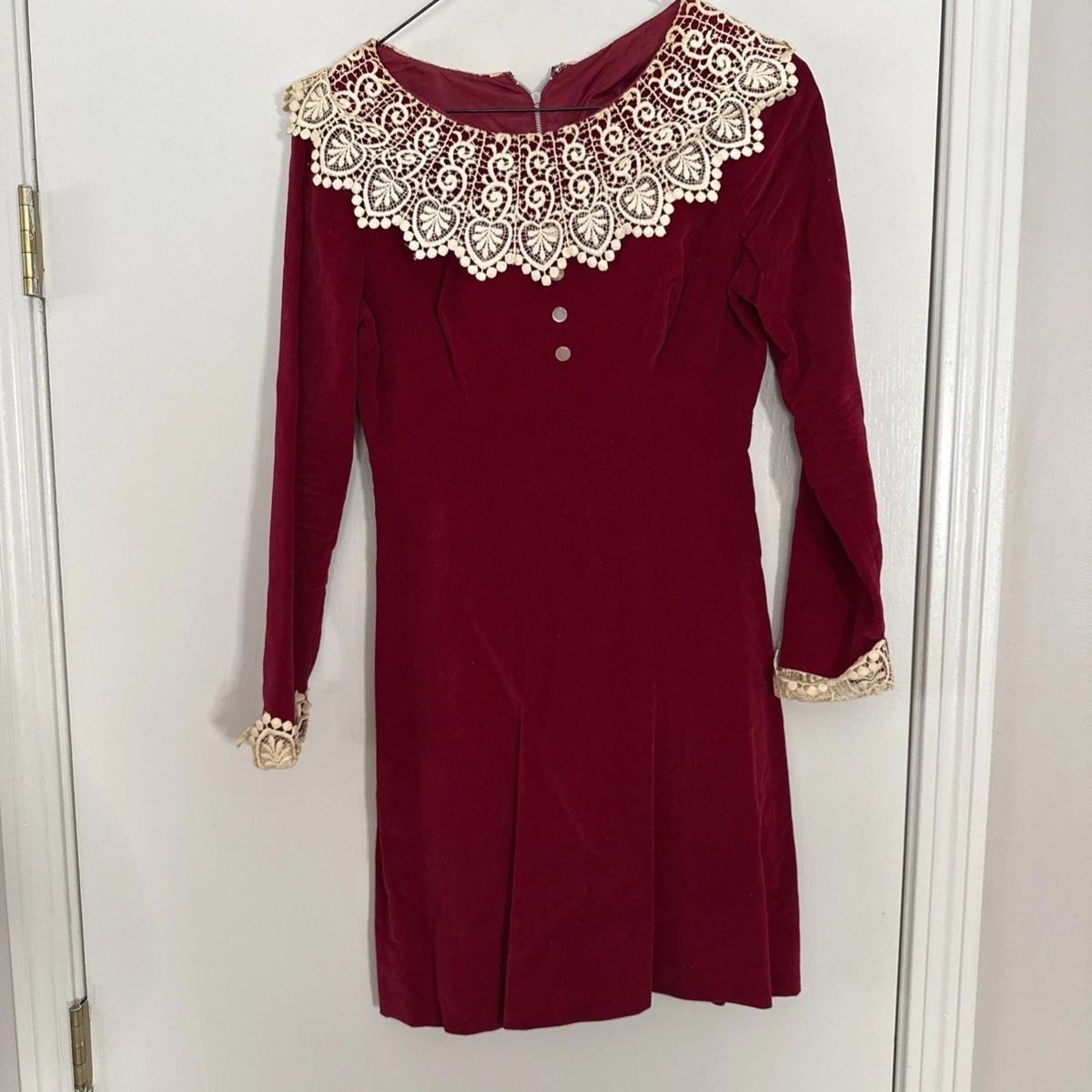 velvet empire waist midi dress Suzanne Velvet Empire Belted Dress A-Line Cap Sleeve main image 1