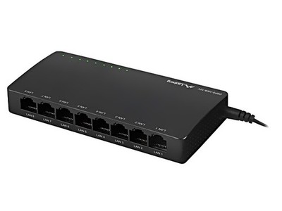 DSP2-1008-12V Ethernet Switch RJ45-Buchse x8 schwarz 10Gbps LANBERG