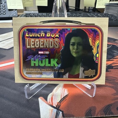 2024 UD Marvel Studios Series 1 Lunch Box Legends She Hulk Gold 20/50 #LB-8
