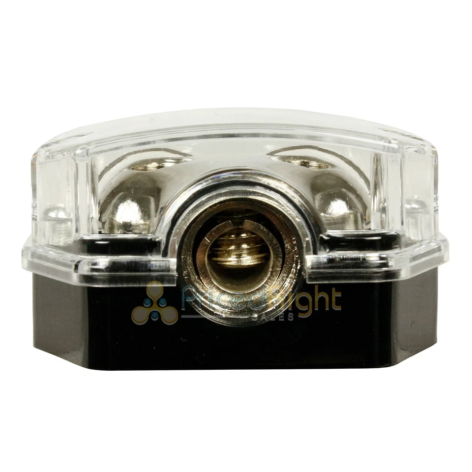 0 Gauge In Two 0/4 Gauge Out Car Audio Power Ground Distribution Block RI Audio - Image 4 of 4