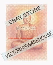 500 piece jigsaw puzzle Buddha meditation peaceful pastel