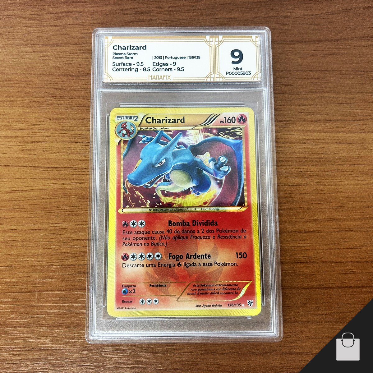 Charizard 2013 Black & White: Plasma Storm #136/135 Holo (Secret