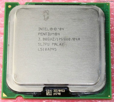 CPU Processor SL7PU (Intel Pentium 4 530J) 3.00GHz/1MB/800MHz