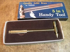 Victor Brass Hammer Screwdriver 5 in 1 Tool In box