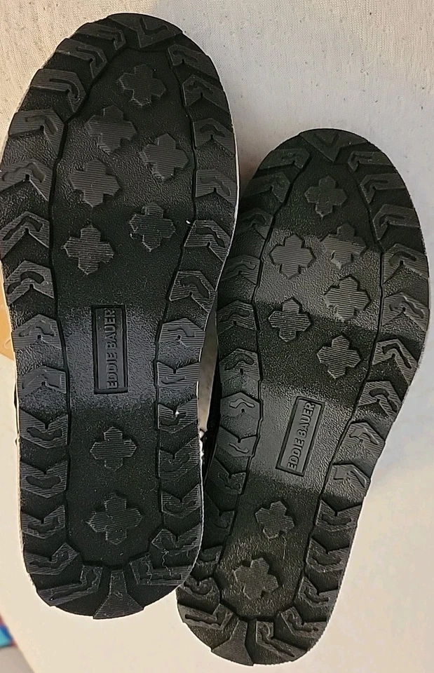 Новый Eddie Bauer Maddox детей черный ботинки искусственного меха 2 М - Изображение 2 из 4