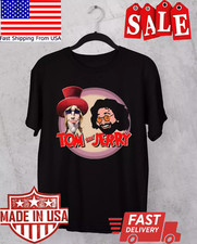 funny Tom Petty Jerry Garcia T-shirt black Short sleeve All sizes S-5XL AH1083