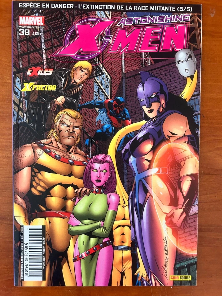 ASTONISHING X-MEN N° 39 Espèce en Danger (5) - Panini Comics 2008 comme neuf - Photo 1/1