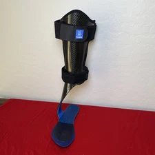 Thuasne LEFT MEDIUM Foot Drop Brace  Carbon Fiber  Full Shin Coverage