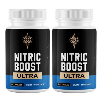(2 Pack) Nitric Boost Ultra Energy Pills for Ed Nitric Boost Ultra for Men 60ct