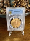 1923-D St. Gaudens Gold Double Eagle $20, PCGS MS 66+ - Beautiful