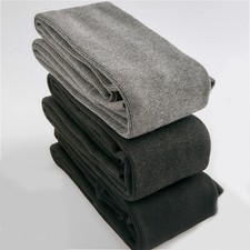Damen 'Flawless' Beine Gerippt Thermo Fleece Strumpfband Stretch Strümpfe Warm